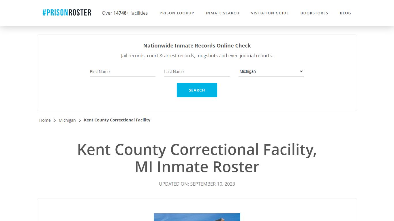 Kent County Correctional Facility, MI Inmate Roster - Prisonroster